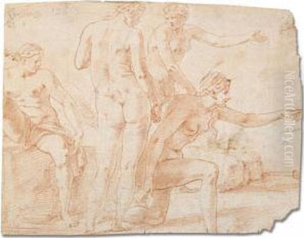 Nymphs Bathing - view 1