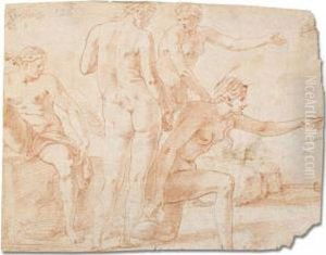 Nymphs Bathing