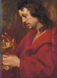 Saint John the Evangelist 2 by Sir Anthony Van Dyck