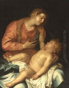 The Virgin and Child 2 by Sir Anthony Van Dyck