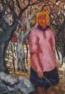 Jeune Fille Dans Uneforet Jeune Fille Dans Uneforet