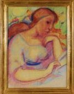 Femme A Lalecture by Andre Julien Prina