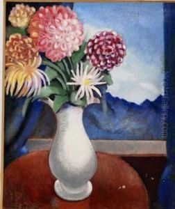 Bouquet Dedahlias by Andre Julien Prina