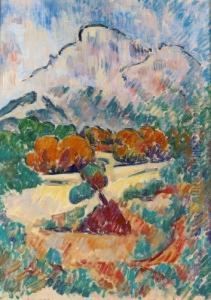 Herbstliche Landschaft Mit Baumen. by Andre Julien Prina