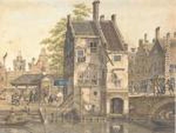 A Cappricio View Of A Dutch Village - view 1
