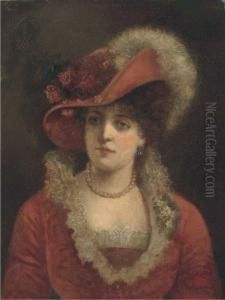 Portrait Of A Lady by Valentine Cameron Prinsep