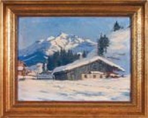 Tiroler Winterlandschaft by Karl Ludwig Prinz