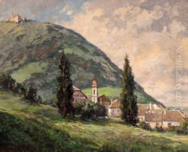 Niederosterreichisches Dorf Und Wallfahrtskirche - view 1