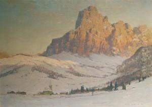View Of The Dolomites by Karl Ludwig Prinz