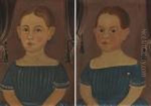 Portrait Of Twin Sisters by William Matthew Prior