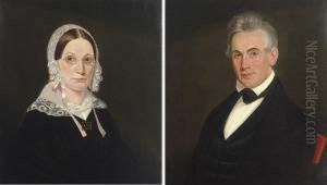 Pair Of Portraits Of A Lady And A Gentleman