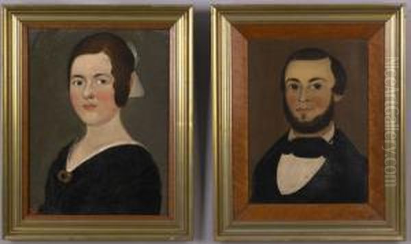 Portraits Of A Man And Woman - view 1