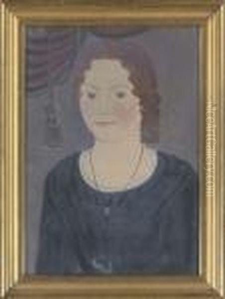 Portrait Of A Girl In A Black Dress - view 1