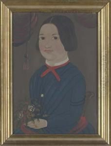 Portrait Of Julia Ruckman Smith by William Matthew Prior