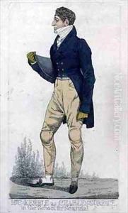 Mr Charles Kemble 1775-1854 as Charles Surface in The School for Scandal by Richard Dighton