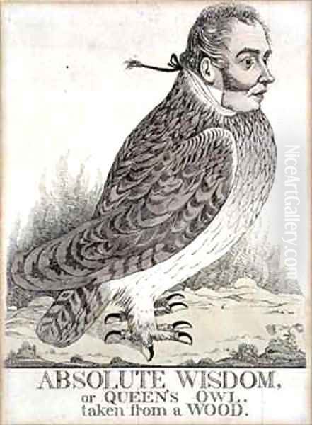 Absolute Wisdom or Queens Owl Taken from a Wood - view 1