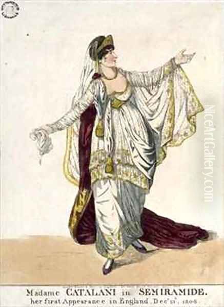 Madame Catalani in Semiramide her first Appearance in England - view 1