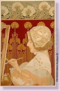 La Peintre by Privat Livemont