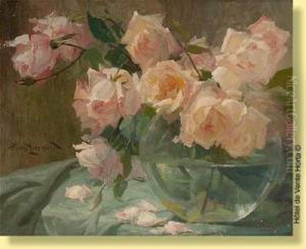 Vase Fleuri De Roses - view 1