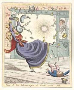 One of the Advantages of Gas Over Oil by Richard Dighton