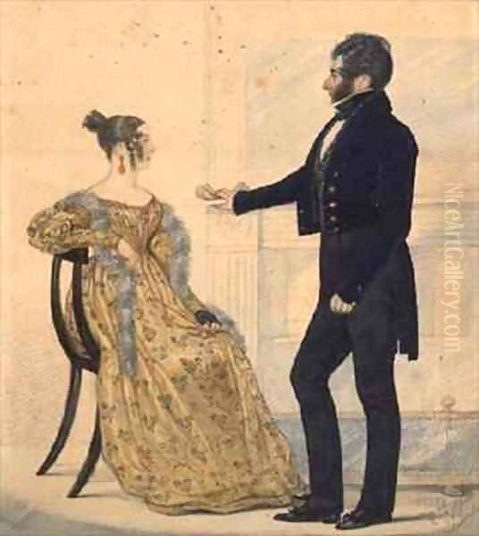 Portrait of Captain and Mrs George Ruddle - view 1