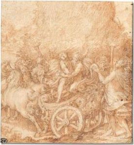 The Rape Of Persephone by Camillo Procaccini
