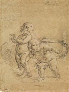 Spielende Putten by Giulio Cesare Procaccini