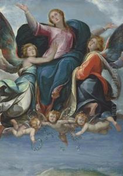 The Assumption Of The Virgin by Giulio Cesare Procaccini