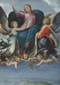 The Assumption Of The Virgin by Giulio Cesare Procaccini