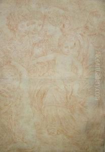 The Madonna And Child by Giulio Cesare Procaccini