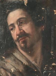 Head Study Of A Man, A Fragment
