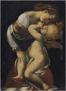 The Madonna And Child by Giulio Cesare Procaccini