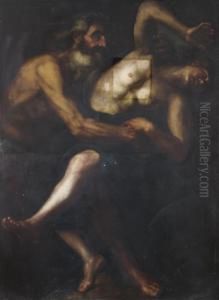 Pluton Et Proserpine by Giulio Cesare Procaccini