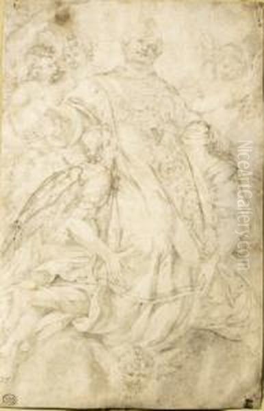 The Apotheosis Of Saint Carlo - view 1