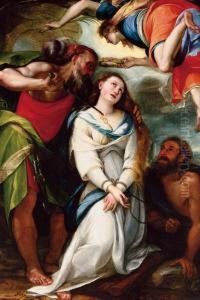 The Martyrdom Of Saint Agnes by Giulio Cesare Procaccini