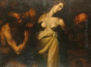 The Martyrdom Of Saint Agatha. by Giulio Cesare Procaccini