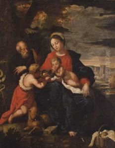 The Holy Family With The Infant Saint John The Baptist