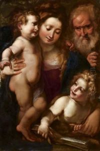 Sacra Famiglia Con San Giovannino