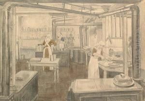 Kitchen At No.8, Red Cross Hospital.