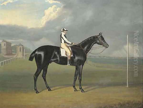 Jerry, winner of the 1824 St. Leger, with Ben Smith up, by a post at Doncaster - view 1