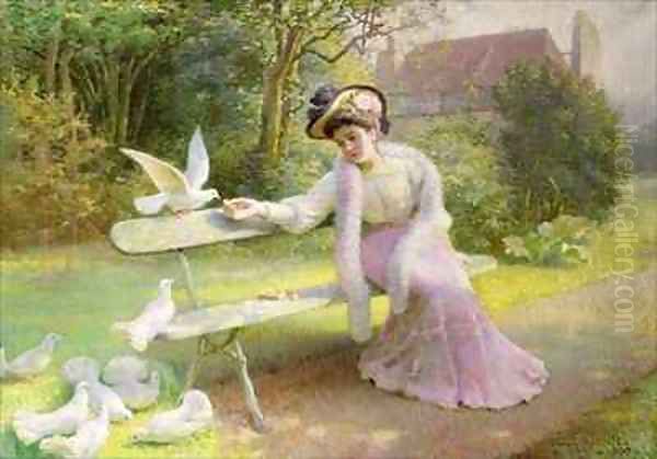 Feeding the Doves - view 1