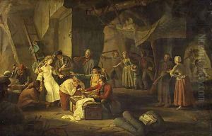 Brigands Dividing Booty by Leonard Defrance