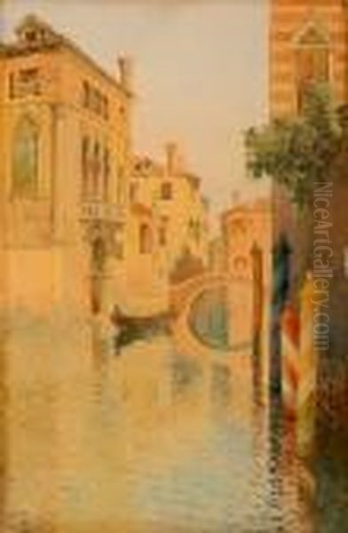 A Canal In Venice - view 1