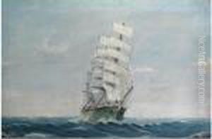 A Full-rigged Ship by Emilios Prosalentis