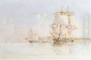 Sailboats by Emilios Prosalentis