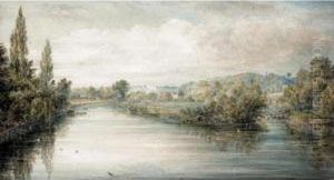 View From Maidenhead Bridge, Cleveden In The Distance