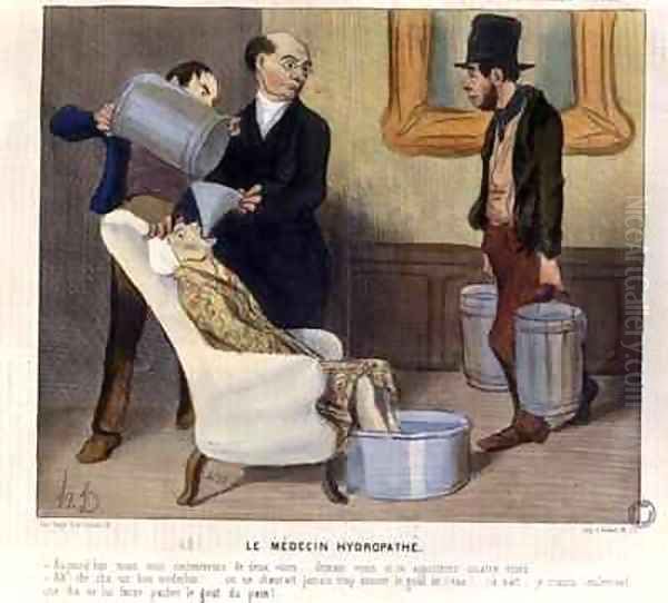 The Hydropathic Doctor caricature from La Caricature - view 1