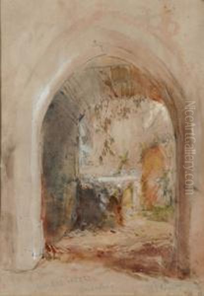 Archway At Mulrus Abbey - view 1