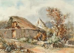 Farm Cottage by John Skinner Prout