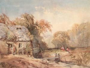 The Watermill by John Skinner Prout